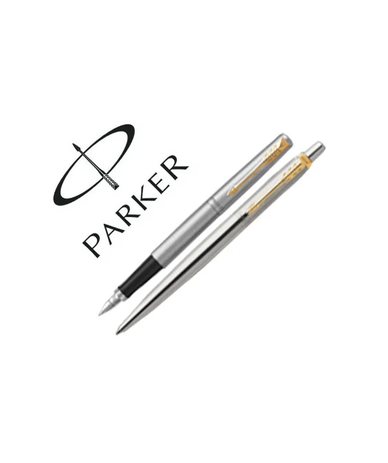 Conjunto Parker Duo Jotter Aço GT Esferográfica + Caneta 2093257