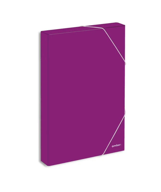 Capa de Projectos Ambar School A3 40mm Roxo