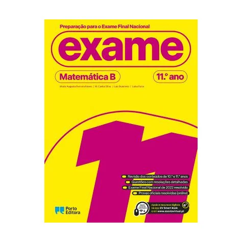 Preparação para o Exame Final Nacional 2023 - Matemática B - 11.º Ano
