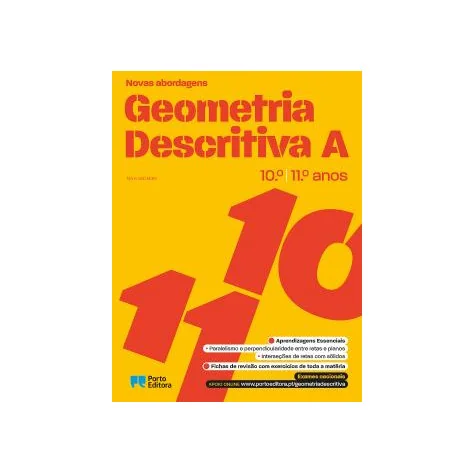 Novas abordagens - Geometria Descritiva A - 10.º | 11.º anos Novas abordagens - Geometria Descritiva A - 10.º | 11.º anos