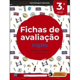 Fichas de avaliação - Inglês - 3.º Ano