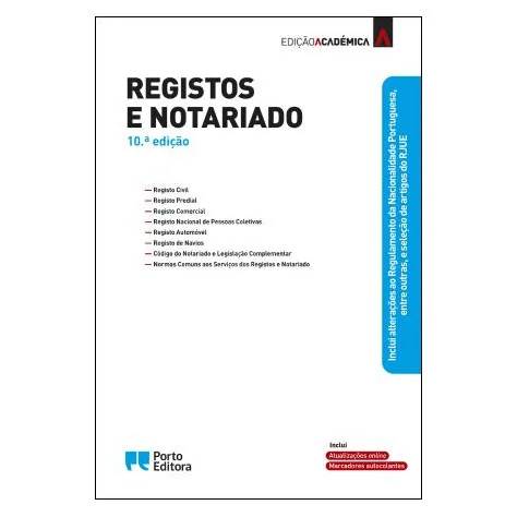 Registos e Notariado - Edição Académica