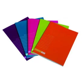 Caderno Agrafado A5 Classic Stripes Cor Sortida Quadriculado