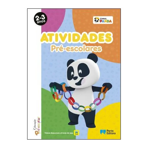 Atividades Pré-escolares Panda 2-3 anos