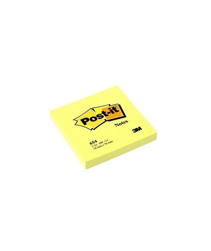 Bloco Notas Adesivas Post-It 3M Amarelo 76x76mm