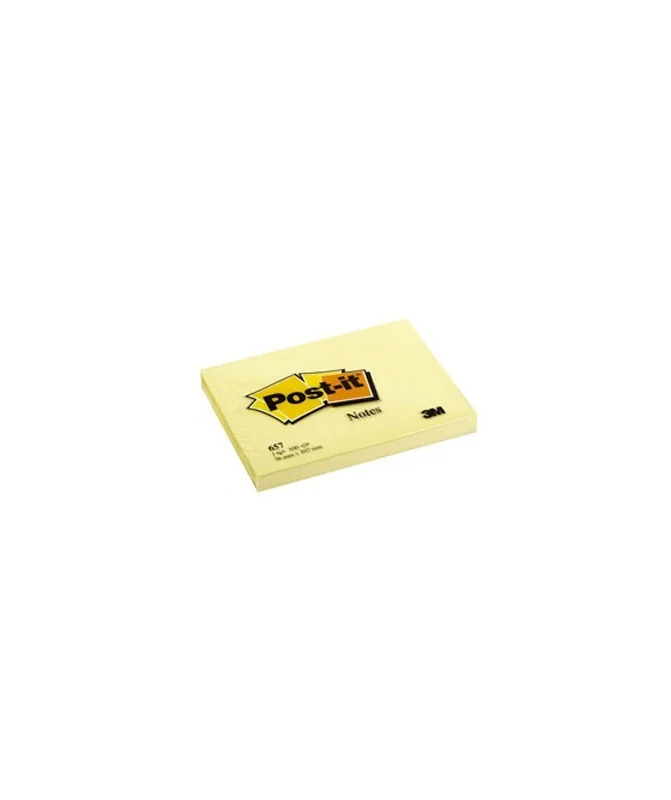 Bloco Notas Adesivas Post-It 3M Amarelo 102x76mm