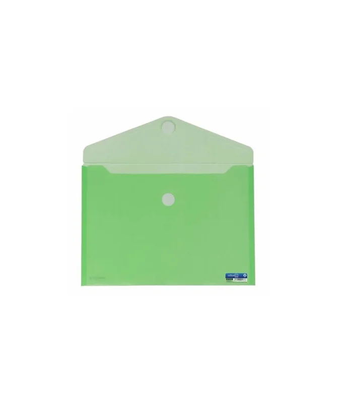 Envelope em Plástico A4 c/ Velcro 90136 Verde