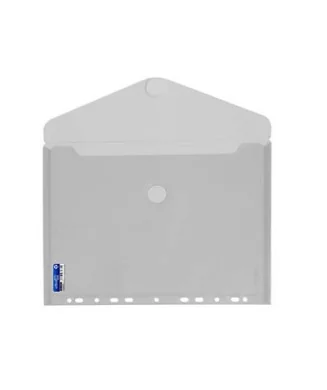 Envelope em Plástico A4 c/ Velcro e Furos 35361 Branco