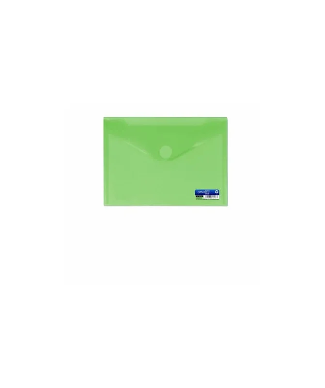 Envelope em Plástico A5 c/ Velcro 90436 Verde