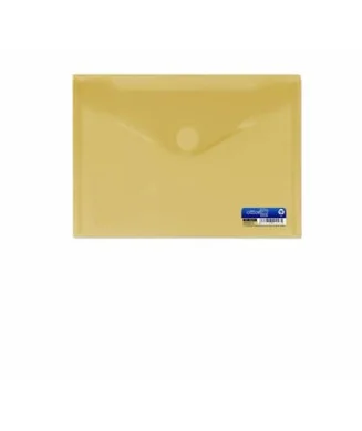 Envelope em Plástico A5 c/ Velcro 90453 Amarelo