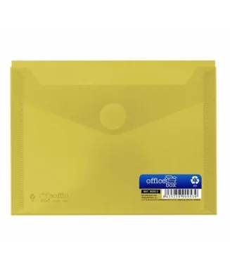 Envelope em Plástico A6 c/ Velcro 90953 Amarelo