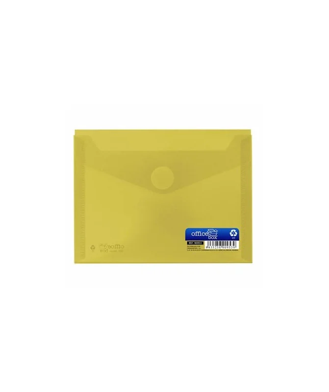 Envelope em Plástico A6 c/ Velcro 90953 Amarelo