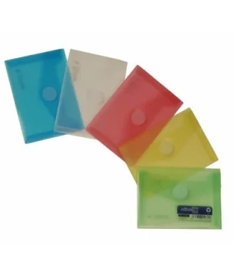 Envelope em Plástico A7 c/ Velcro 91253 Amarelo