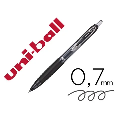 Esferográfica Gel Uniball Retractil UMN-207 Preto