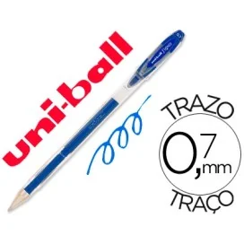 Esferográfica Gel Uniball UM-120 0.7 Azul