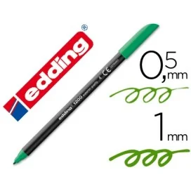 Marcador Ponta Fibra Edding 1200 Verde