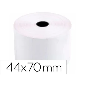 Pack 10 Rolos Papel Branco p/ Máquina 44x70x11