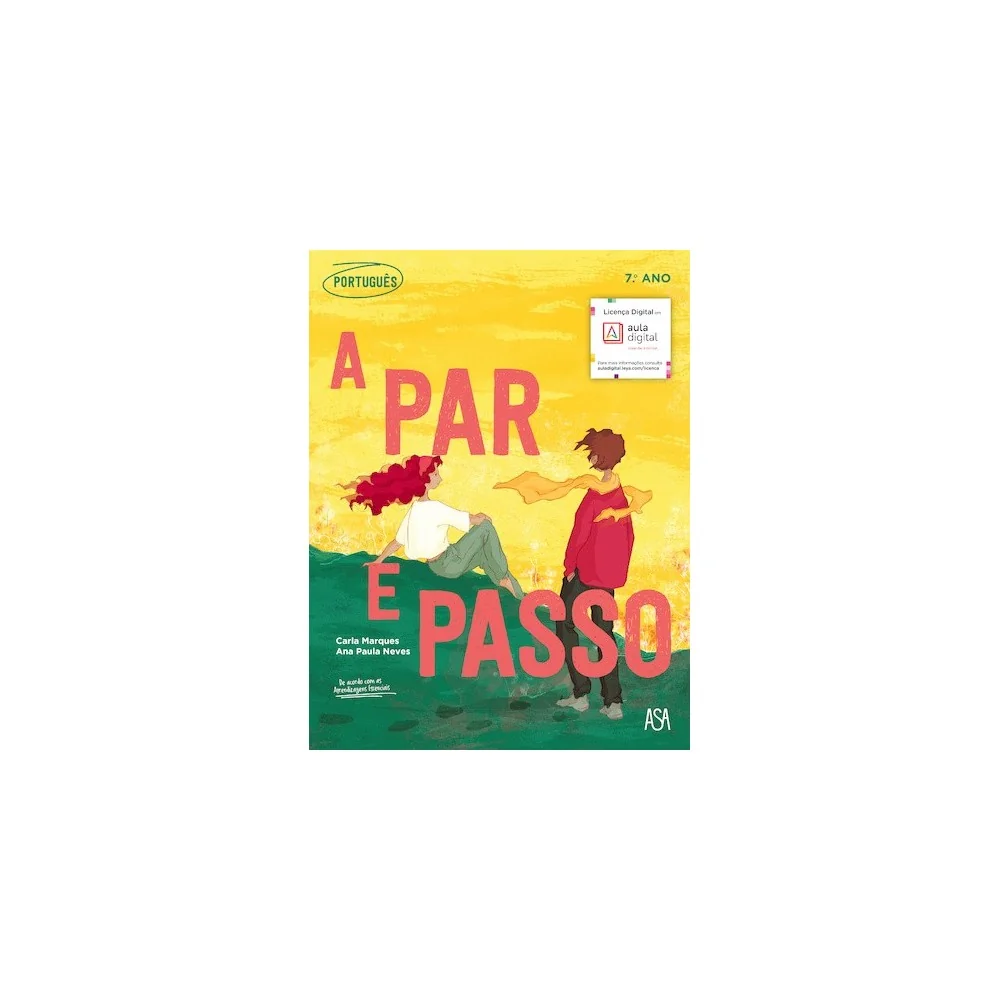 9789892349916 - A par e passo 7º Ano Português - Manual do Aluno