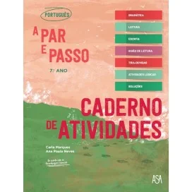 9789892349923 - A par e passo 7º Ano Português - Caderno de Atividades