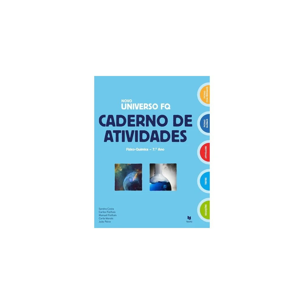 9789724756035 - Universo FQ 7º Ano Físico-Química- Caderno de Atividades