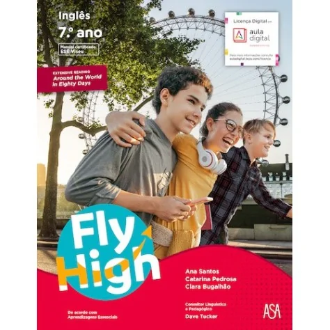 9789892349954 - Fly High 7º Ano Inglês - Manual do Aluno