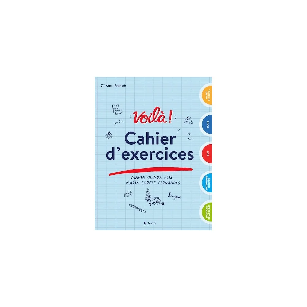 9789724755977 - Voilà! 7 - Francês 7º Ano - Caderno de Atividades