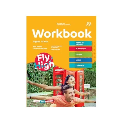 9789892352886 - Fly High 8 - Inglês 8º ano - Caderno de Atividades