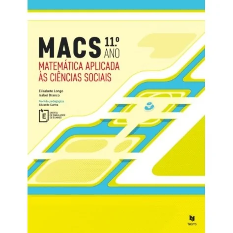 9789724753935 - MACS 11.º Ano - Manual do Aluno