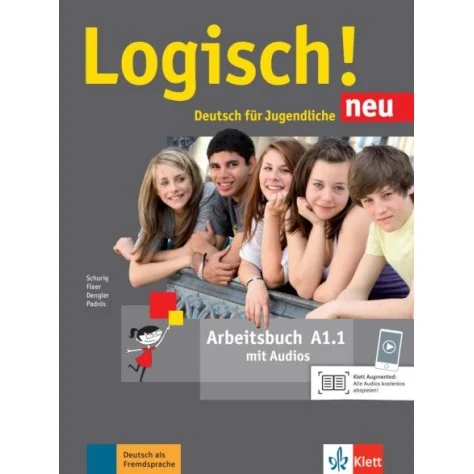 9783126052047 - Logisch! Neu A1.1 Arbeitsbuch - Alemão 7º Ano - Caderno de Atividades