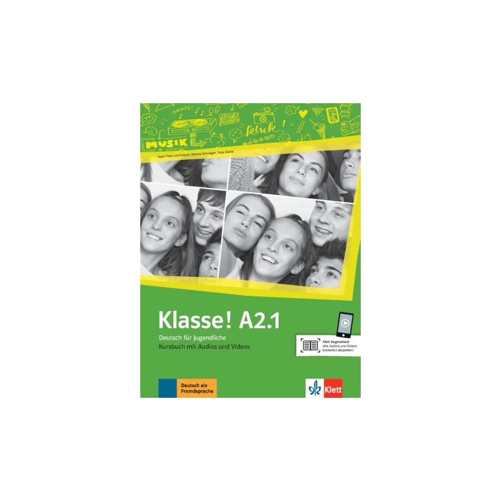 9783126071338 - Klasse! A2.1 Kursbuch Alemão - 9.º Ano - Manual do Aluno