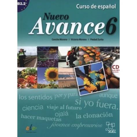 9788497786539 - Nuevo Avance 6 / L.Alumno + Cd - Espanhol - Manual do Aluno