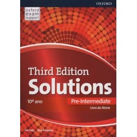 9780194510561 - Solutions Pre-Intermediate 10.º Ano Inglês - Manual do Aluno