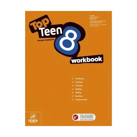 9789897677717 - Top Teen 8 - Workbook - Inglês - 8.º Ano - Caderno de Atividades