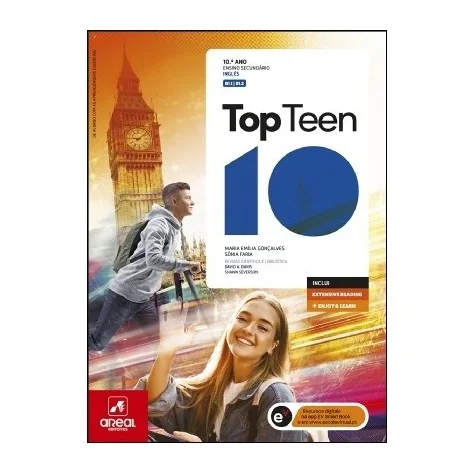 9789897675416 - Top Teen 10 - Inglês - 10.º Ano - Manual do Aluno