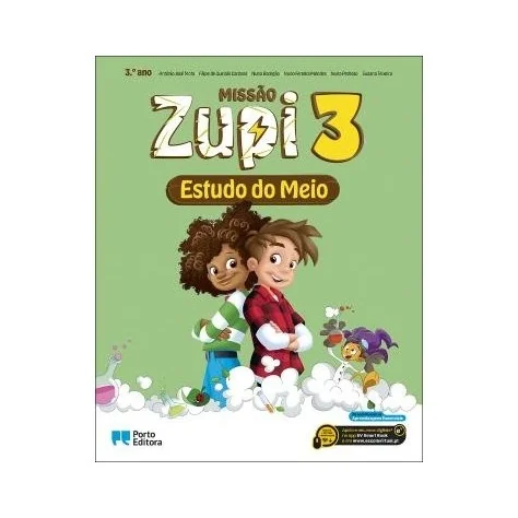 9789720123138 - MISSÃO Zupi - Estudo do Meio - 3.º Ano - Manual do Aluno