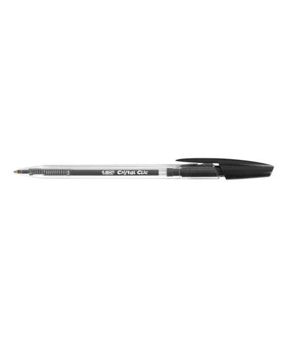 Esferográfica Retrátil BIC Cristal Clic Preto