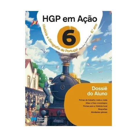 9789720204172 - HGP em Ação - História e Geografia de Portugal - 6.º Ano - Caderno de Atividades