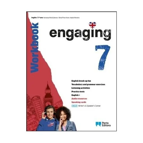 9789720316158 - Engaging - Inglês - 7.º Ano - Workbook - Caderno de Atividades