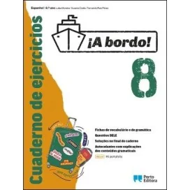 9789720313683 - ¡A bordo! - Cuaderno de ejercicios/Mi portafolio - Espanhol - 8.º Ano - Caderno de Atividades