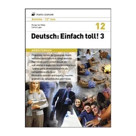 9789720406606 - Deutsch: Einfach Toll!3 - Alemão - 12.º Ano - Niv.3 - Arbeitsbuch - Caderno de Atividades