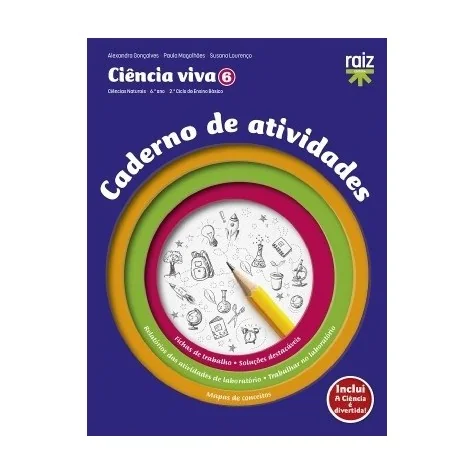 9789897443381 - Ciência viva 6 - Ciências Naturais - 6.º Ano - Caderno de Atividades