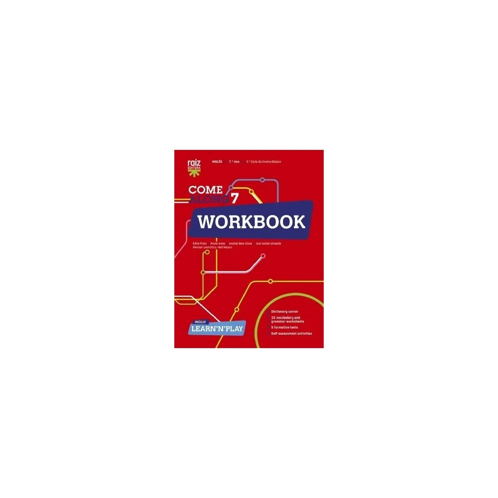 9789897444067 - Come along 7 - Inglês - 7.º ano - Workbook - Caderno de Atividades