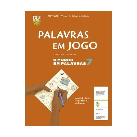 9789897444364 - O mundo em palavras 7 - Português - 7.º Ano - Caderno de Atividades