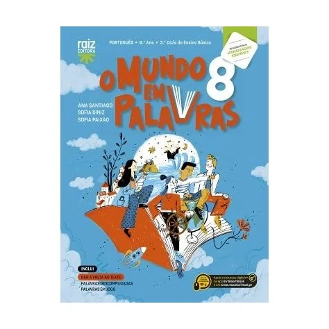 9789897444906 - O Mundo em Palavras 8 - Português - 8.º Ano - Manual do Aluno