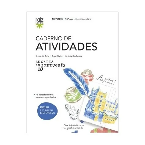 9789897444487 - Lugares em Português 10 - 10.º ano - Caderno de Atividades