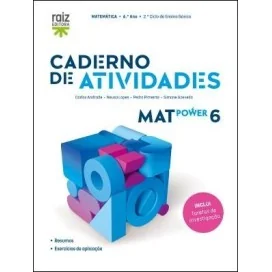 9789897445248 - MatPower 6 - Matemática - 6.º ano - Caderno de Atividades / Tarefas de Investigação