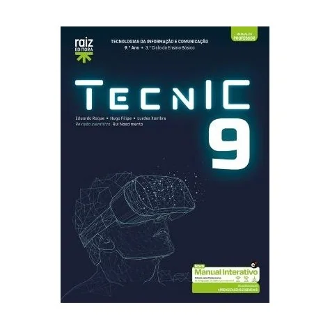 9789897445439 - TecnIC 9 - TIC - 9.º Ano - Manual do Aluno