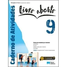 9789720317353 - Livro aberto - Português - 9.º Ano - Caderno de Atividades/O essencial do 9.º ano em Autocolantes