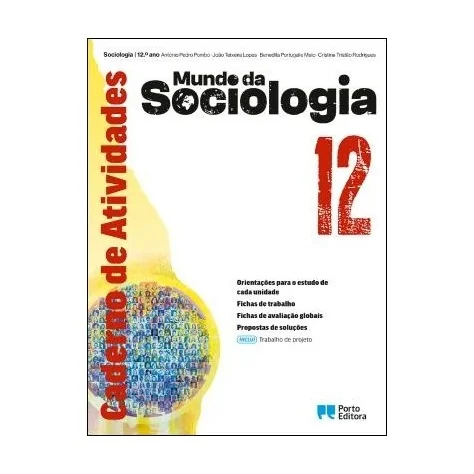 9789720411808 - Mundo da Sociologia - 12.º Ano - Caderno de Atividades/Trabalho de Projeto