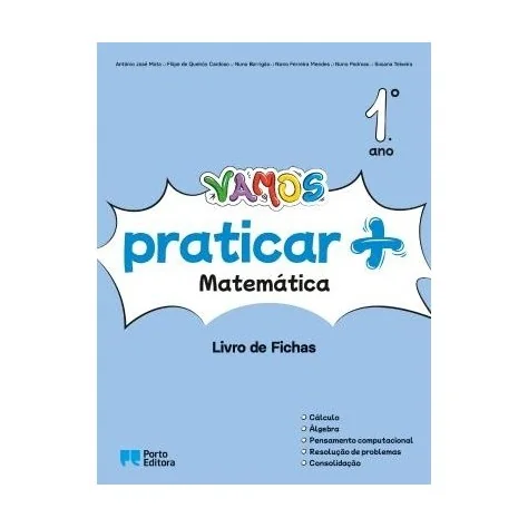 9789720130273 - VAMOS praticar + (Livro de Fichas) - Matemática - 1.º Ano - Caderno de Atividades